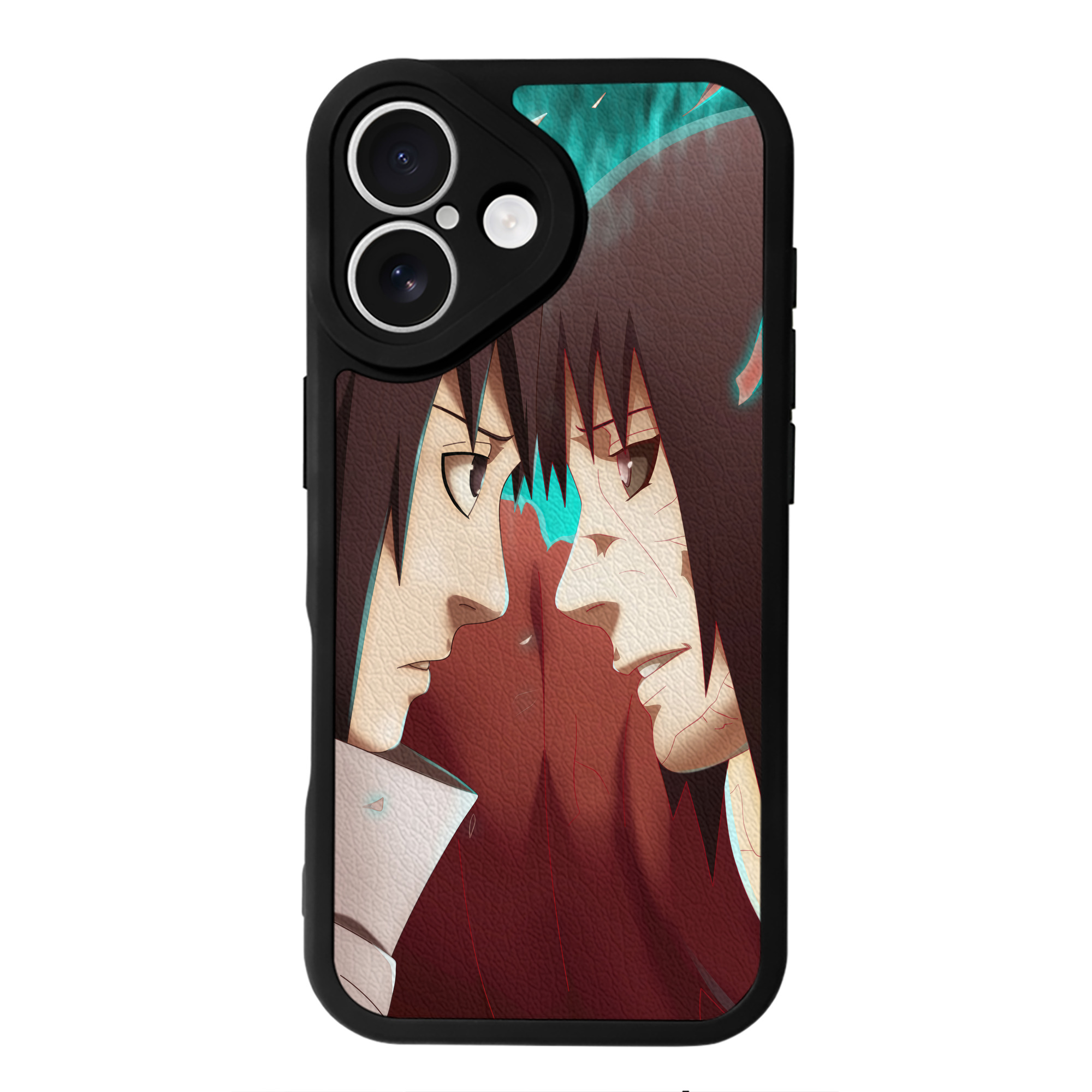 （画像用） NARUTO -ナルト- NARUTO -ナルト- 疾風伝 【iPhone 16シリーズ対応】シリコンスマホケース（レザー調） 材質：シリコン